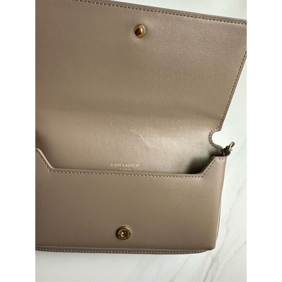 Saint Laurent Cassandre Phone Holder with Strap in Smooth Leather $745 - Picture 8 of 11